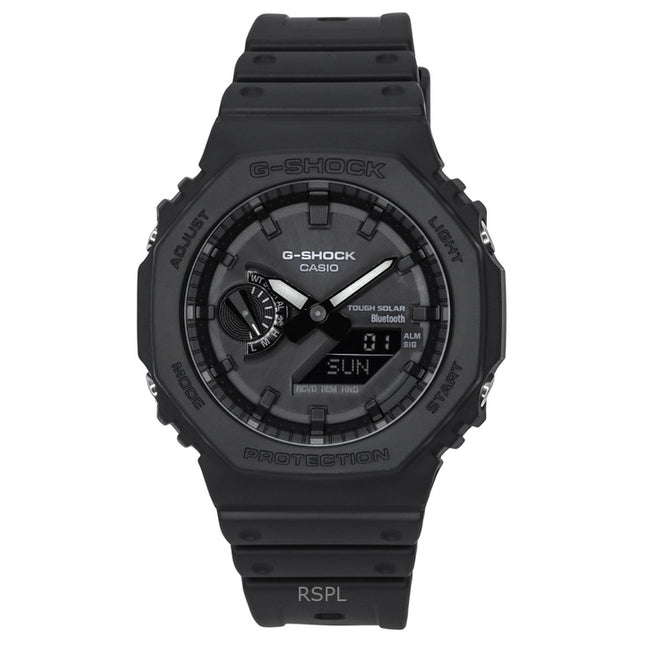 Refurbished Casio G-Shock Smartphone Link Analog Digital Resin Strap Black Dial Solar GA-B2100-1A1 200M Men's Watch