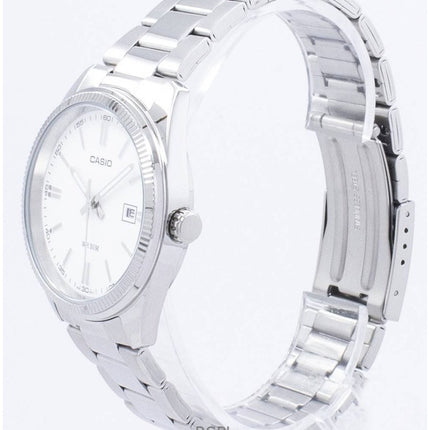 Refurbished Casio Analog Stainless Steel White Dial Quartz MTP-1302D-7A1V Men's Watch