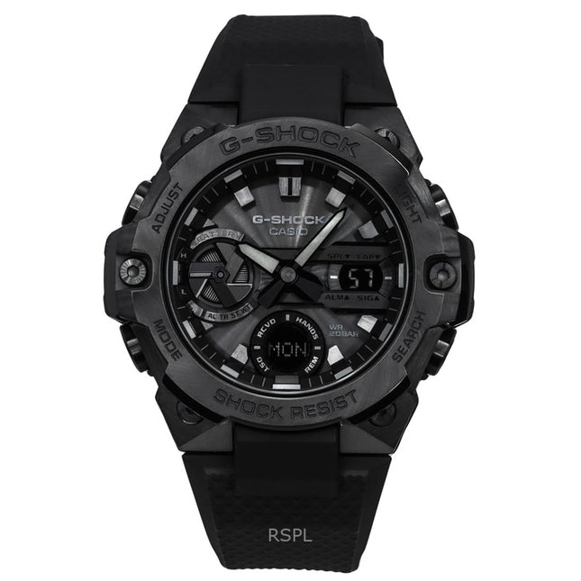 Refurbished Casio G-Shock G-Steel Analog Digital Resin Strap Black Dial Tough Solar GST-B400BB-1A 200M Men's Watch