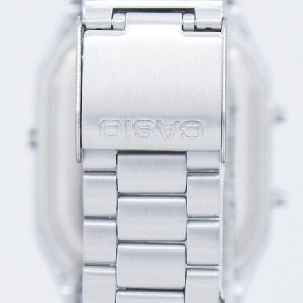 Refurbished Casio Vintage Analog Digital Stainless Steel Black Dial AQ-230A-1DHDF Unisex Watch