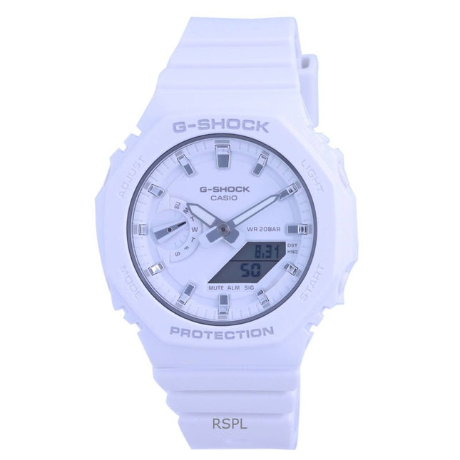 Refurbished Casio G-Shock Analog Digital Resin Strap White Dial Quartz GMA-S2100-7A 200M Women's Watch