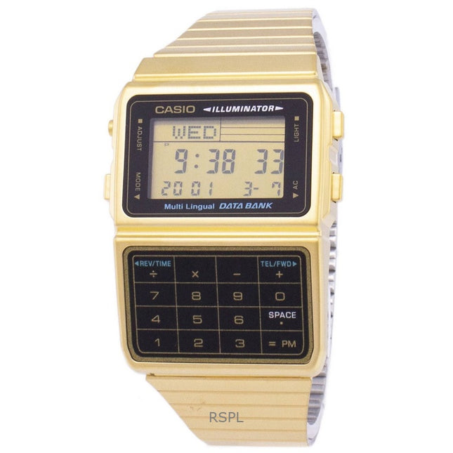 Refurbished Casio Digital Stainless Steel Quartz DBC-611G-1DF Men's Watch
