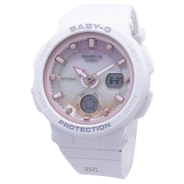 Refurbished Casio Baby-G Analog Digital White Dial Quartz BGA-250-7A2 100M Women's Watch