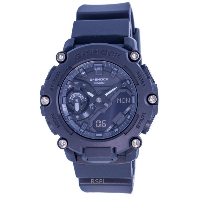 Refurbished Casio G-Shock Analog Digital Black Dial Quartz GA-2200BB-1A 200M Men's Watch