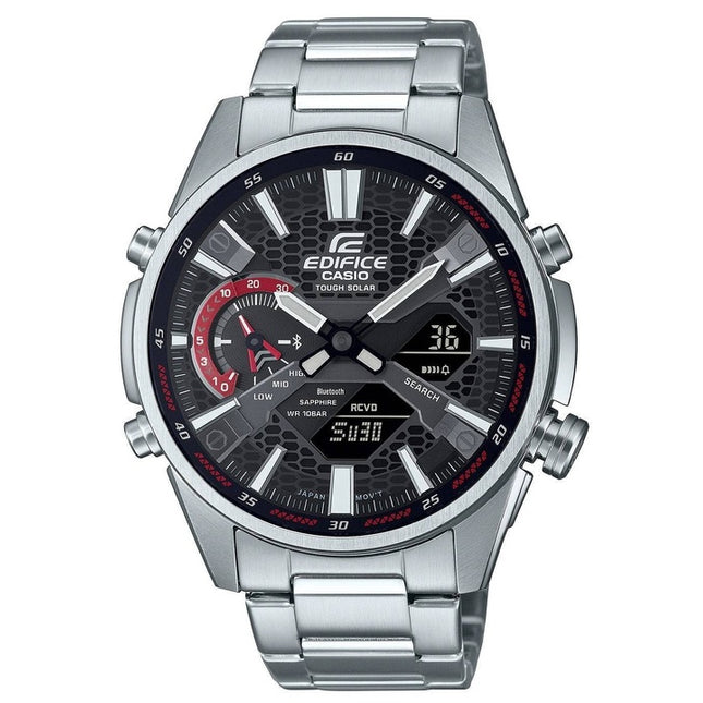 Refurbished Casio Edifice Smartphone Link Analog Digital Tough Solar ECB-S100D-1A 100M Men's Watch