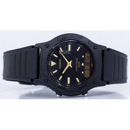 Refurbished Casio Analog Digital Dual Time Quartz Casual AW-49HE-1AVDF Men's Watch