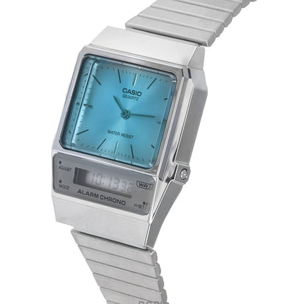 Refurbished Casio Vintage Analog Digital Stainless Steel Bracelet Quartz AQ-800EC-2A Unisex Watch