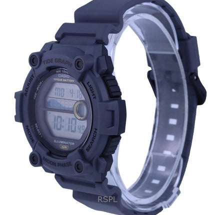 Refurbished Casio Youth Digital Tide Moon Phase Quartz WS-1300H-8AV 100M Men's Watch