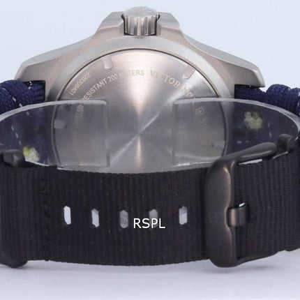 Victorinox I.N.O.X. Nylon Blue Dial Divers Quartz 241843 200M Mens Watch