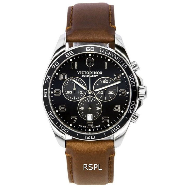 Victorinox Fieldforce Classic Chronograph Black Dial Quartz 241928 100M Men's Watch