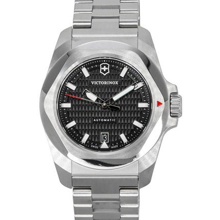 Victorinox I.N.O.X Stainless Steel Black Dial Automatic Diver's 242019 200M Men's Watch