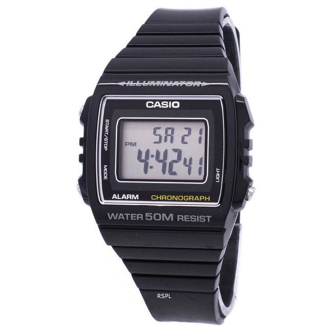 Casio Digital Alarm Chronograph W-215H-1AVDF W-215H-1AV Unisex Watch