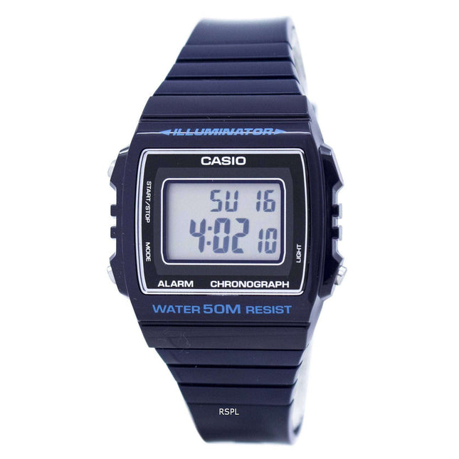 Casio Digital Alarm Chronograph W-215H-2AVDF W-215H-2AV Unisex Watch