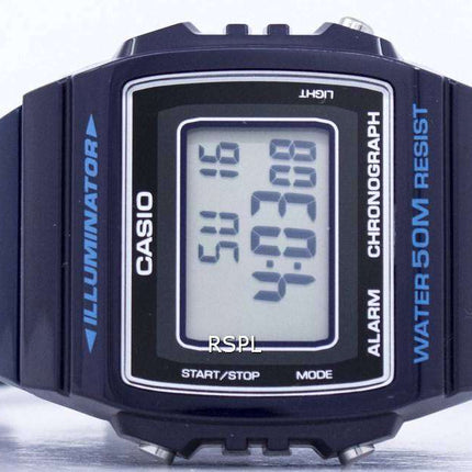 Casio Digital Alarm Chronograph W-215H-2AVDF W-215H-2AV Unisex Watch