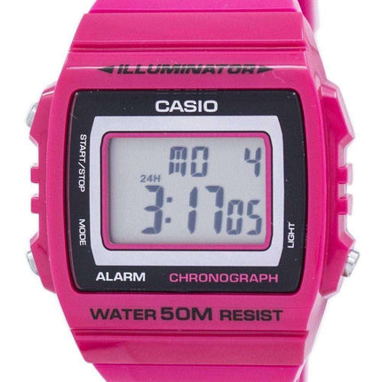 Casio Illuminator Chronograph Alarm Digital W-215H-4AV Men's Watch