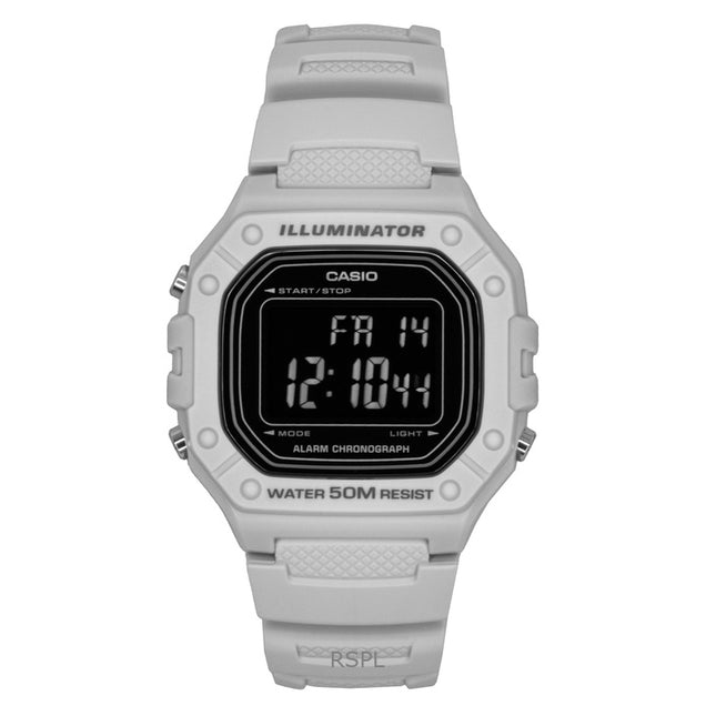 Casio Standard Digital Resin Strap Quartz W-218H-8BV Men's Watch