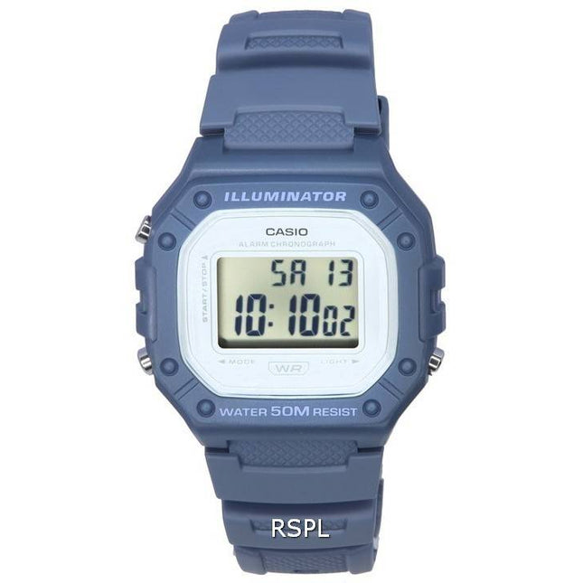Casio Youth Digital Grey Dial Quartz W-218HC-2A W218HC-2 Unisex Watch