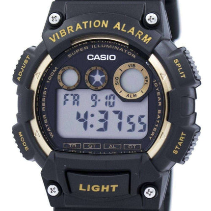 Casio Super Illuminator Vibration Alarm Digital W-735H-1A2V W735H-1A2V Men's Watch