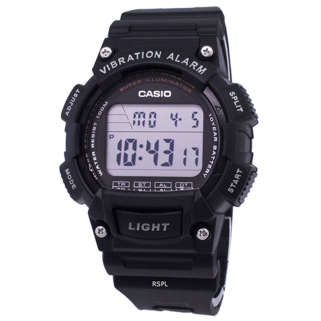 Casio Youth Super Illuminator Vibration Alarm Digital W736H-1AV W-736H-1AV Men's Watch