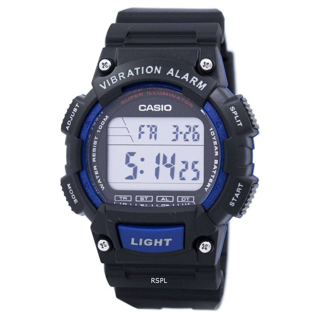 Casio Super Illuminator Dual Time Vibration Alarm Digital W-736H-2AV W736H-2AV Men's Watch