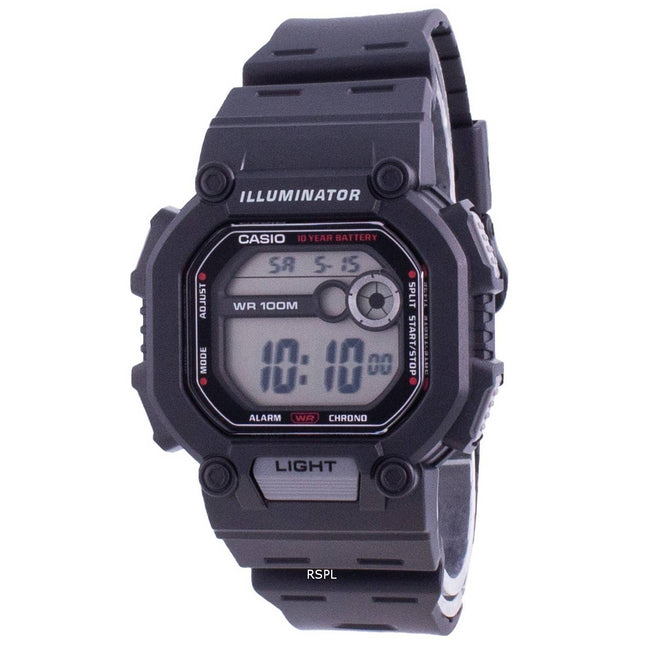 Casio Youth Dual Time Illuminator W-737H-1A W737H-1 100M Men's Watch