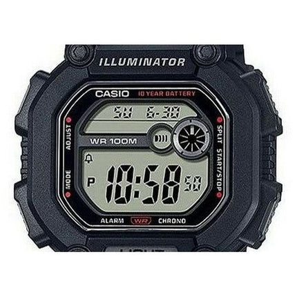 Casio Youth Dual Time Illuminator W-737H-1A W737H-1 100M Men's Watch