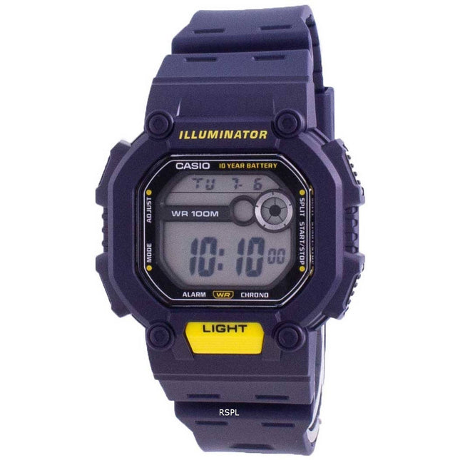 Casio Youth Illuminator Digital W-737H-2A W737H-2A 100M Mens Watch
