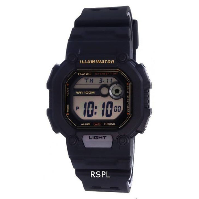 Casio Digital Dial Resin Quartz W-737HX-1A W737HX-1 Quartz 100M Mens Watch
