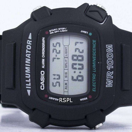 Casio Illuminator Electro Luminescence Chronograph Alarm W-740-1V Men's Watch