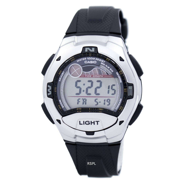 Casio Digital Sports Tide Graph Illuminator W-753-1AVDF W-753-1AV Mens Watch