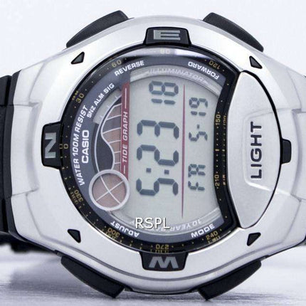 Casio Digital Sports Tide Graph Illuminator W-753-1AVDF W-753-1AV Mens Watch