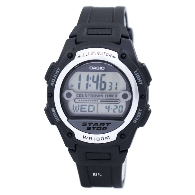 Casio Illuminator World Time Digital W-756-1AV W756-1AV Men's Watch