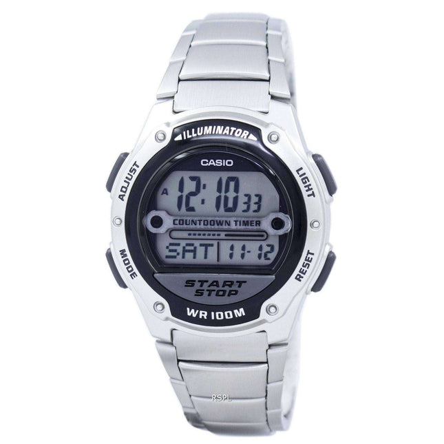 Casio Illuminator Countdown Timer Digital W-756D-1AV Men's Watch