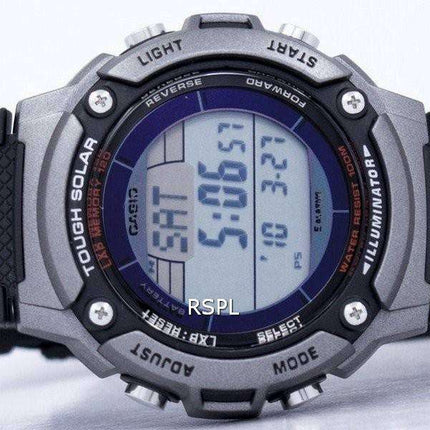 Casio Tough Solar Illuminator Lap Memory 120 Digital W-S200H-1AV Men's Watch
