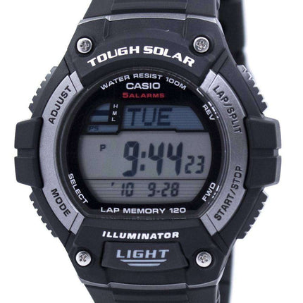Casio Digital Tough Solar 5 Alarms W-S220-1AVDF Mens Watch