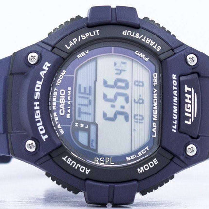 Casio Illuminator Tough Solar Lap Memory Alarm Digital W-S220-2AV Men's Watch