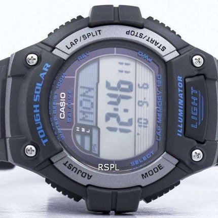Casio Illuminator Tough Solar Lap Memory Alarm Digital W-S220-8AV Men's Watch