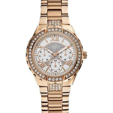 Guess Viva Chronograph Multifunction Quartz Crystals W0111L3 Women's Watch
