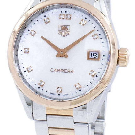Tag Heuer Carrera Quartz Diamond Accents WAR1352.BD0779 Women's Watch