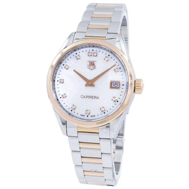Tag Heuer Carrera Quartz Diamond Accents WAR1352.BD0779 Women's Watch