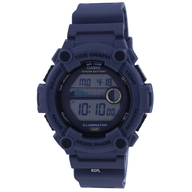 Casio Youth Tide GraphMoon Phase Digital WS-1300H-8AV WS1300H-8 100M Men's Watch