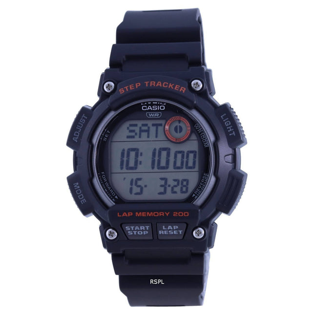 Casio Youth Digital Resin Strap WS-2100H-1A WS2100H-1 100M Men's Watch