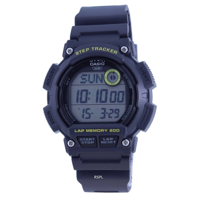 Casio Youth Digital Resin Strap WS-2100H-8A WS2100H-8 100M Men's Watch