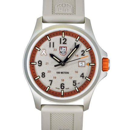 Luminox Bear Grylls Survival Land Rubber Strap Beige Dial Quartz XB.3717 100M Men's Watch