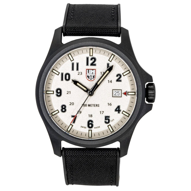 Luminox Atacama Field Rubber Strap Beige Dial Quartz XL.1971.2 100M Men's Watch