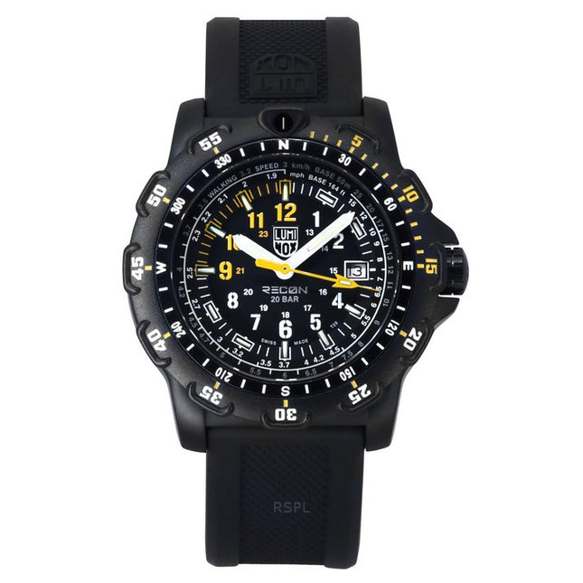 Luminox RECON Point Man Heritage Rubber And Nylon Strap Black Dial Quartz XL.8825.H.SET 100M Men's Watch