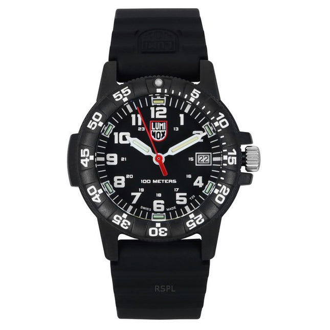 Luminox Leatherback Sea Turtle Silicone Strap Black Dial Quartz XS.0301.L 100M Men's Watch