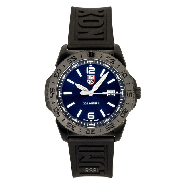 Luminox Pacific Diver Rubber Strap Blue Sunray Dial Quartz Diver's XS.3123.B 200M Men's Watch