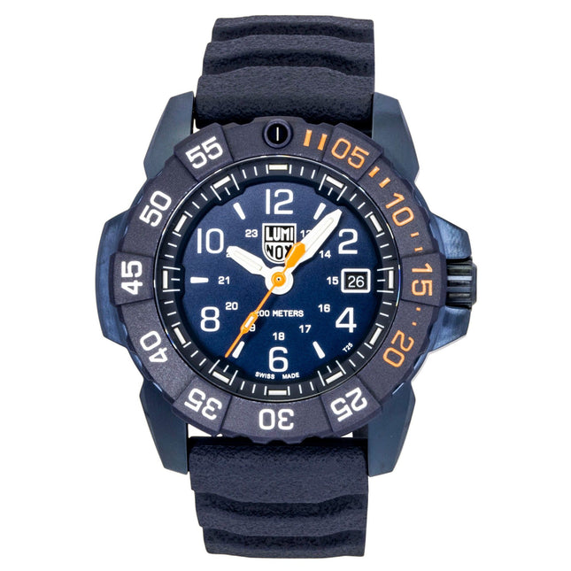 Luminox Navy Seal Rubber Strap Blue Dial Quartz Diver's XS.3253.CB.NSF.2 200M Men's Watch