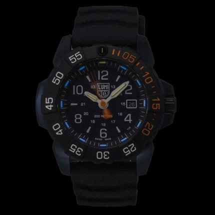 Luminox Navy Seal Rubber Strap Blue Dial Quartz Diver's XS.3253.CB.NSF.2 200M Men's Watch